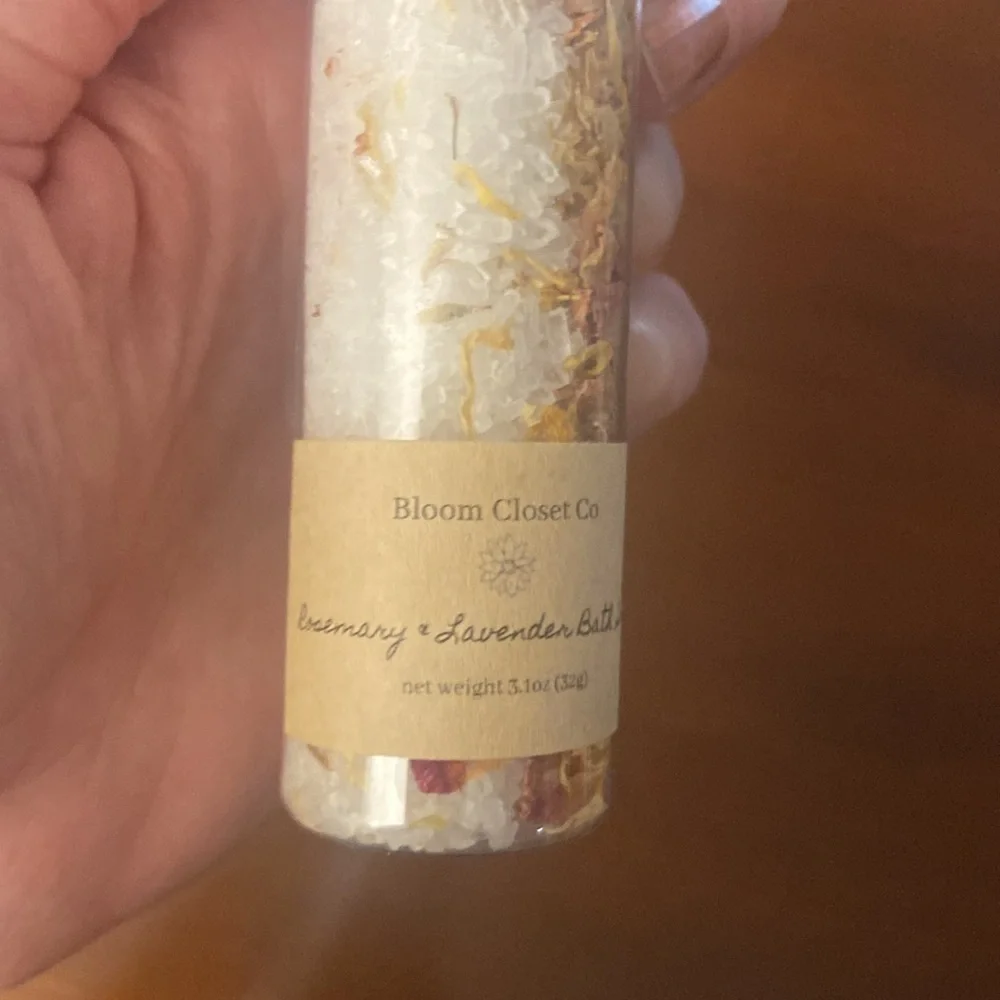 Bloom Closet Co Rosemary Lavender bath salts